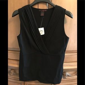 Willi Smith black sleeveless top w/tags size M